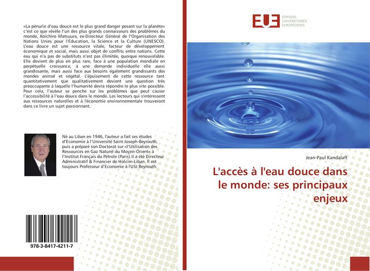 Produktbild: L'acc&egrave;s &agrave; l'eau douce dans le monde: ses principaux enjeux