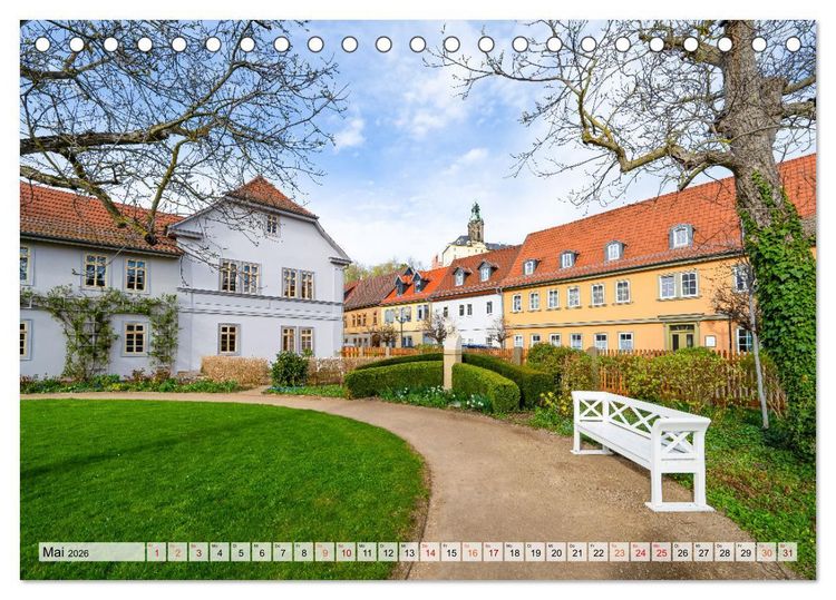 Produktbild: Rudolstadt Impressionen (Tischkalender 2026 DIN A5 quer), CALVENDO Monatskalender
