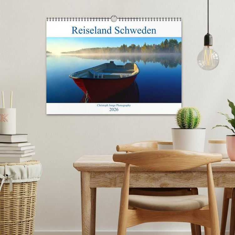 Produktbild: Reiseland Schweden (Wandkalender 2026 DIN A3 quer), CALVENDO Monatskalender