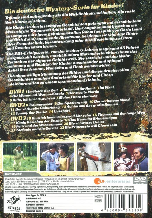 Produktbild: Anderland - Folge 01-22 [3 DVDs]