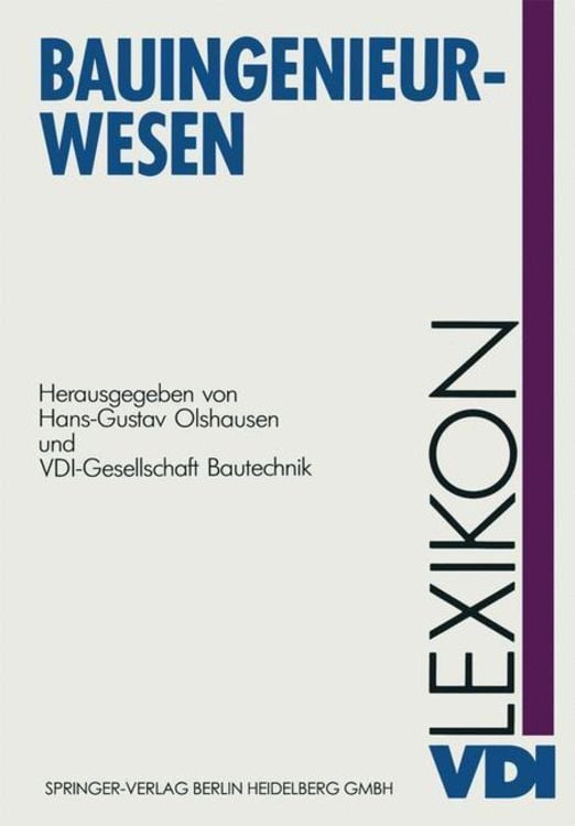 Produktbild: VDI-Lexikon Bauingenieurwesen