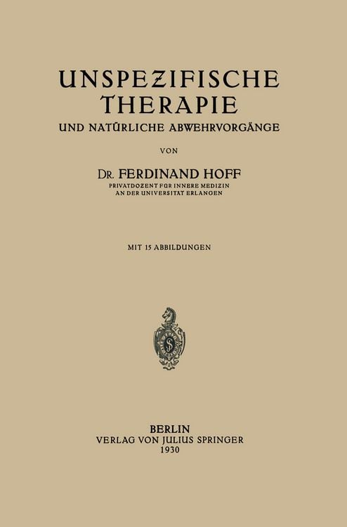 Produktbild: Unspezifische Therapie