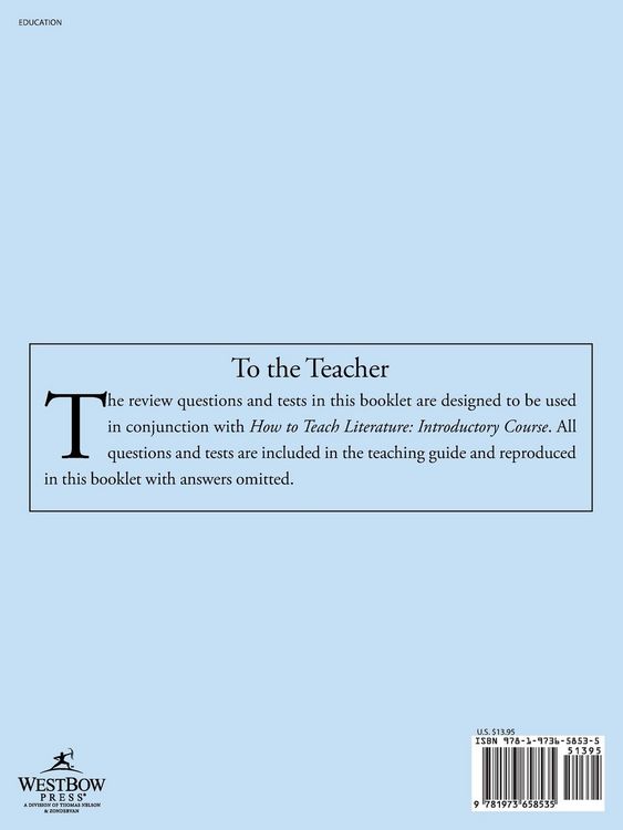 Produktbild: How to Teach Literature Introductory Course