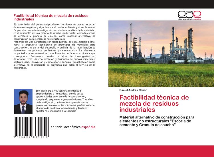 Produktbild: Factibilidad t&eacute;cnica de mezcla de residuos industriales