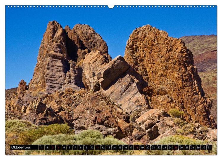 Produktbild: Teneriffa - Insel des ewigen Fr&uuml;hlings (Wandkalender 2026 DIN A2 quer), CALVENDO Monatskalender