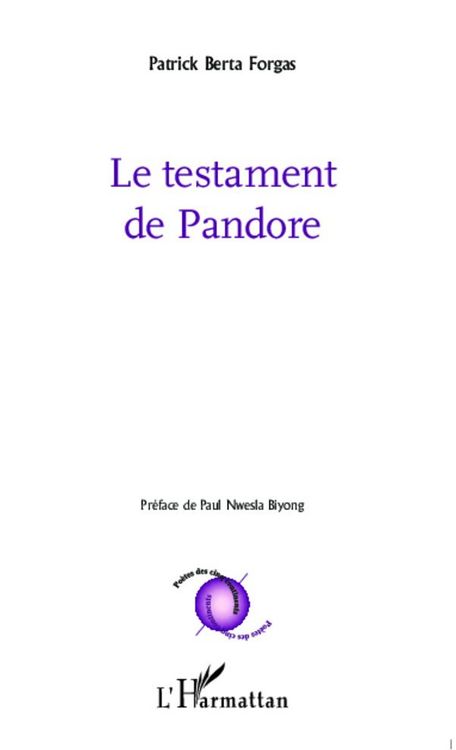 Produktbild: Le testament de Pandore