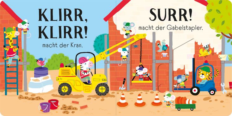 Produktbild: Schieben und Lauschen: Fahrzeuge auf der Baustelle