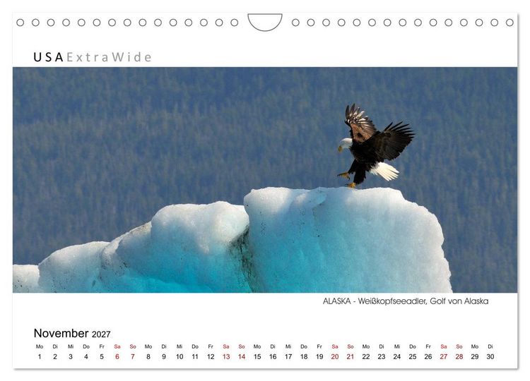 Produktbild: Entdeckungsreise durch ALASKA (Wandkalender 2027 DIN A4 quer), CALVENDO Monatskalender