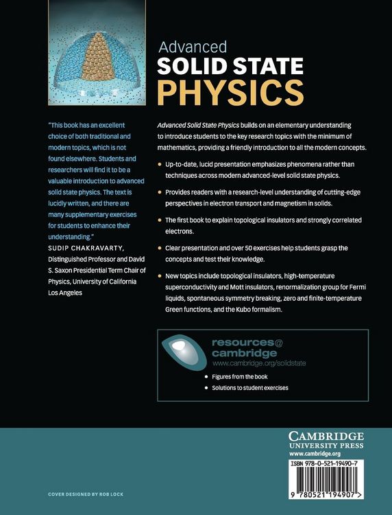 Produktbild: Advanced Solid State Physics