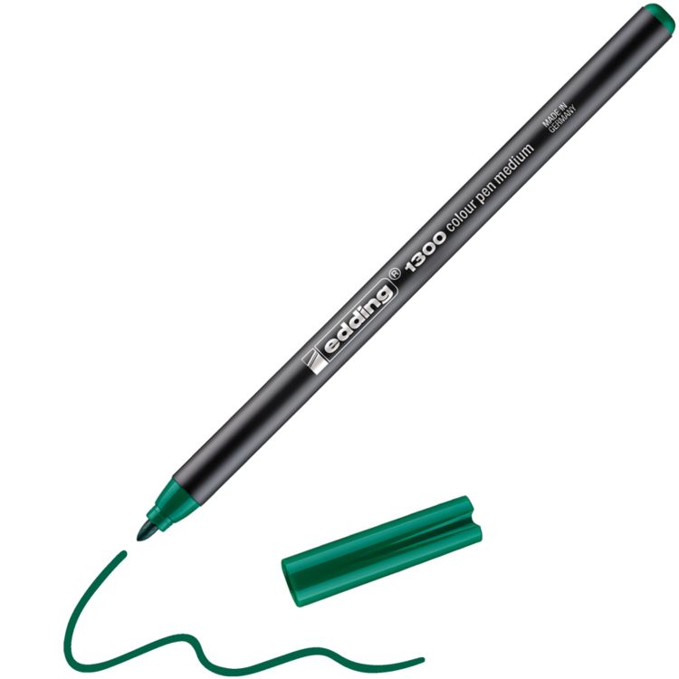 Produktbild: edding 1300 Fasermaler medium gr&uuml;n