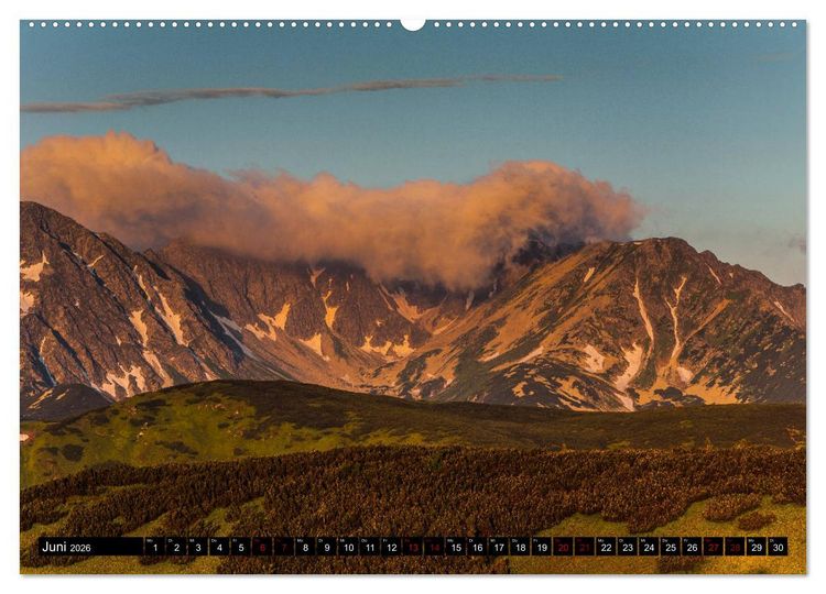 Produktbild: Berge. Polen (hochwertiger Premium Wandkalender 2026 DIN A2 quer), Kunstdruck in Hochglanz