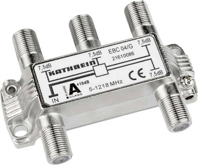 Produktbild: Kathrein EBC 04/G Kabel-TV Verteiler 4-fach 5 - 1218MHz