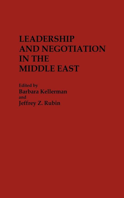 Produktbild: Leadership and Negotiation in the Middle East