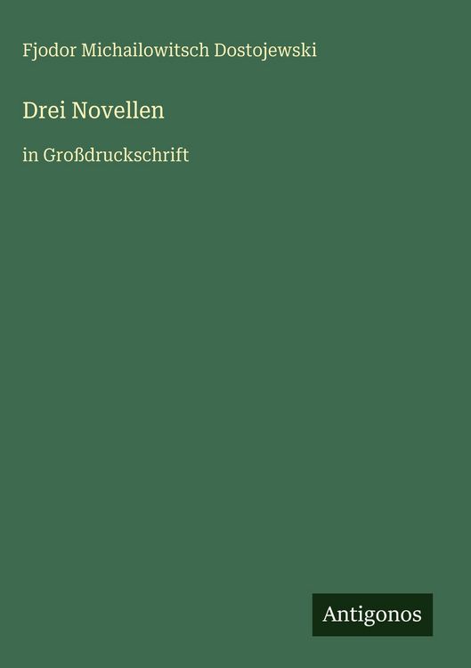 Produktbild: Drei Novellen