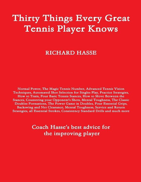 Produktbild: Thirty Things Every Great Tennis Player Knows