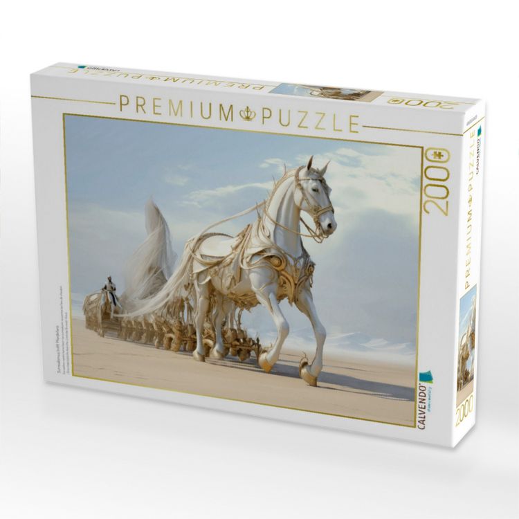 Produktbild: CALVENDO Puzzle Surrealismus trifft Pferdefans | 2000 Teile Lege-Gr&ouml;&szlig;e 90x67cm Foto-Puzzle f&uuml;r gl&uuml;ckliche Stunden