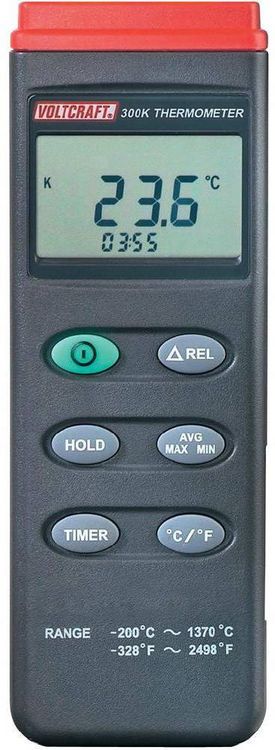 Produktbild: VOLTCRAFT K204 Temperatur-Messger&auml;t -200 - +1370&deg;C F&uuml;hler-Typ K Datenlogger-Funktion