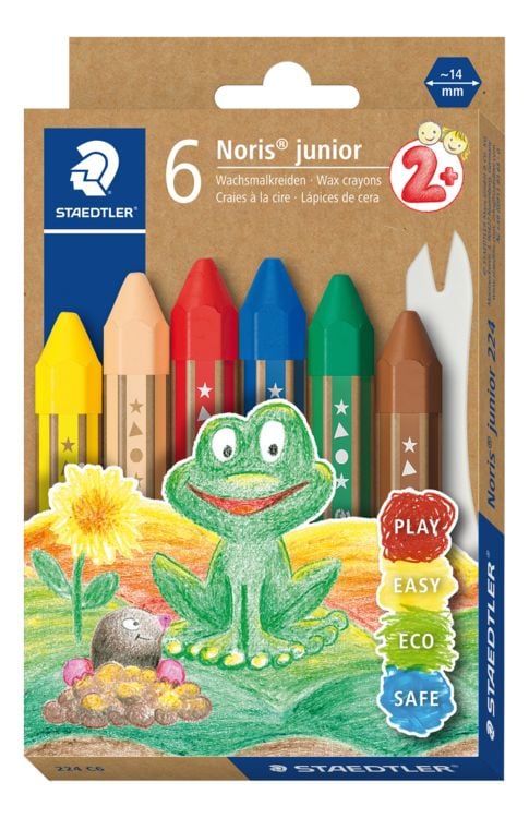 Produktbild: STAEDTLER Wachsmalkreide Noris&reg; junior 224, 6er Set