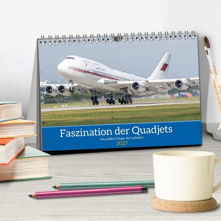 Produktbild: Die Faszination der Quadjets (Tischkalender 2027 DIN A5 quer), CALVENDO Monatskalender
