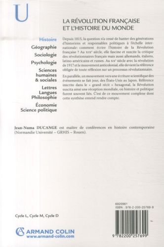 Produktbild: La R&eacute;volution fran&ccedil;aise et l'histoire du monde