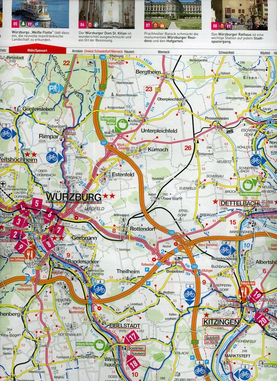Produktbild: MARCO POLO Freizeitkarte 33 N&uuml;rnberg, W&uuml;rzburg, Steigerwald 1:100.000