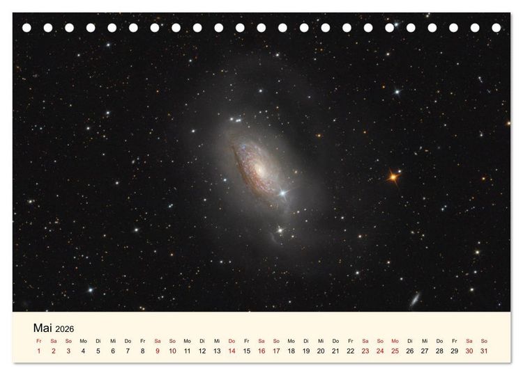 Produktbild: Distant Luminosity: Eine fotografische Reise durch das Universum (Tischkalender 2026 DIN A5 quer), CALVENDO Monatskalender