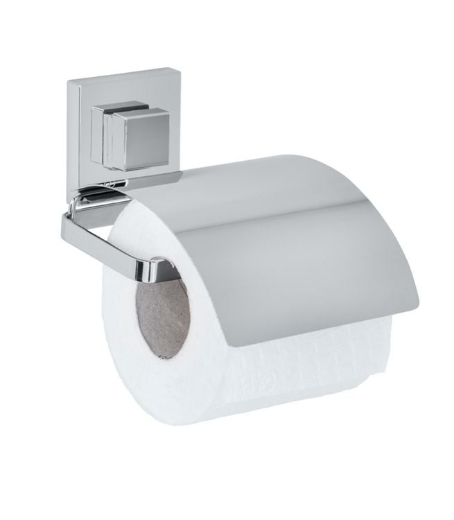Produktbild: Vacuum-Loc&reg; Edelstahl Toilettenpapierhalter Cover Mod. Quadro, Befestigen ohne bohren