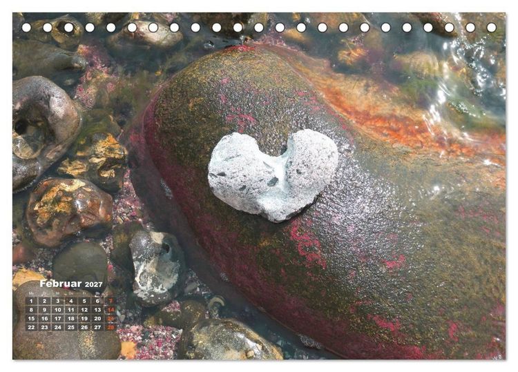 Produktbild: F&uuml;r Dich! - Eine Liebeserkl&auml;rung auf steinisch (Tischkalender 2027 DIN A5 quer), CALVENDO Monatskalender