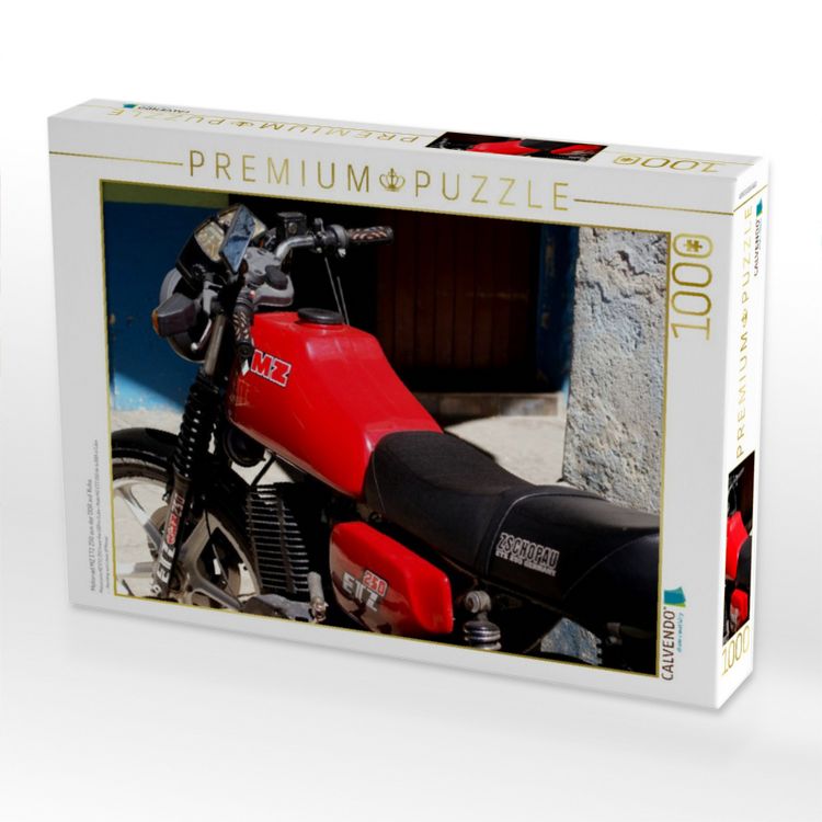 Produktbild: CALVENDO Puzzle Motorrad MZ ETZ 250 aus der DDR auf Kuba | 1000 Teile Lege-Gr&ouml;&szlig;e 64x48cm Foto-Puzzle f&uuml;r gl&uuml;ckliche Stunden