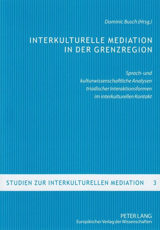 Produktbild: Interkulturelle Mediation in der Grenzregion