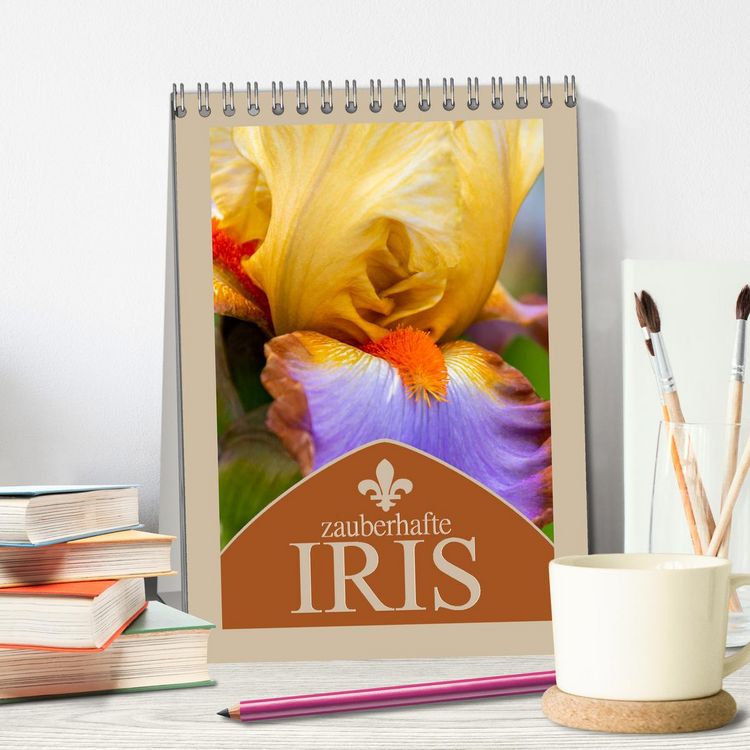 Produktbild: Zauberhafte Iris (Tischkalender 2026 DIN A5 hoch), CALVENDO Monatskalender