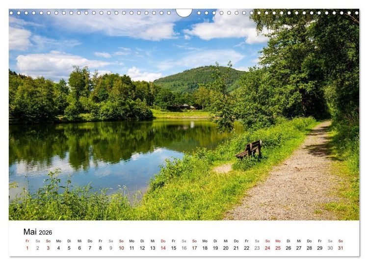 Produktbild: Sauerland - Land der tausend Berge (Wandkalender 2026 DIN A3 quer), CALVENDO Monatskalender