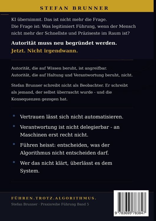 Produktbild: F&uuml;hren.Trotz.Algorithmus.