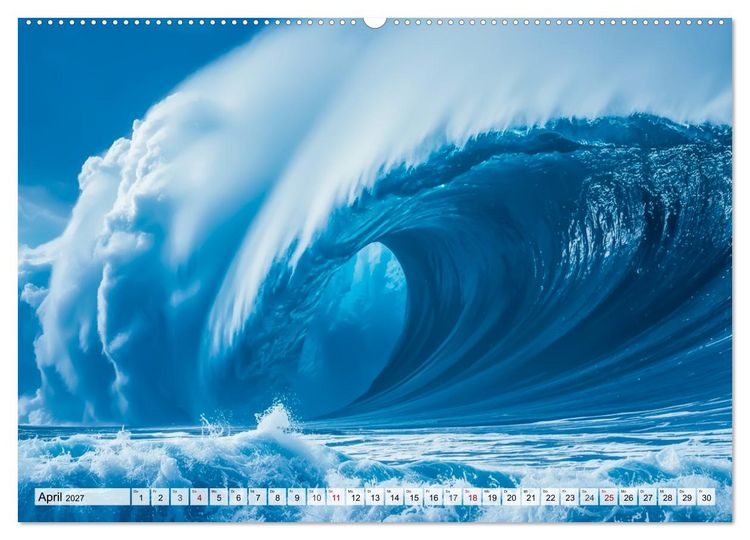 Produktbild: Naturgewalten - Ungez&auml;hmt und Unaufhaltsam (hochwertiger Premium Wandkalender 2027 DIN A2 quer), Kunstdruck in Hochglanz