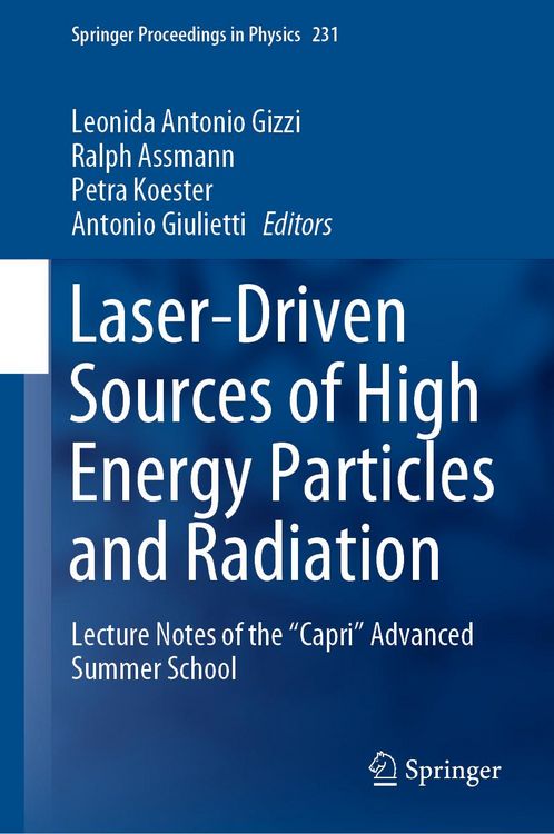 Produktbild: Laser-Driven Sources of High Energy Particles and Radiation