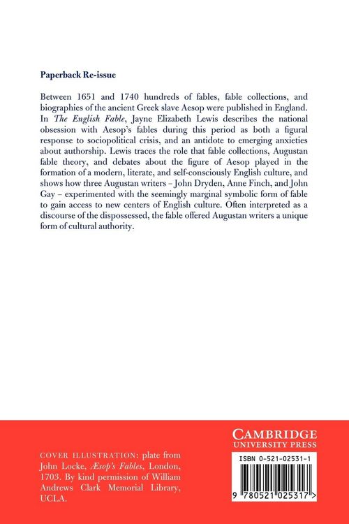 Produktbild: The English Fable
