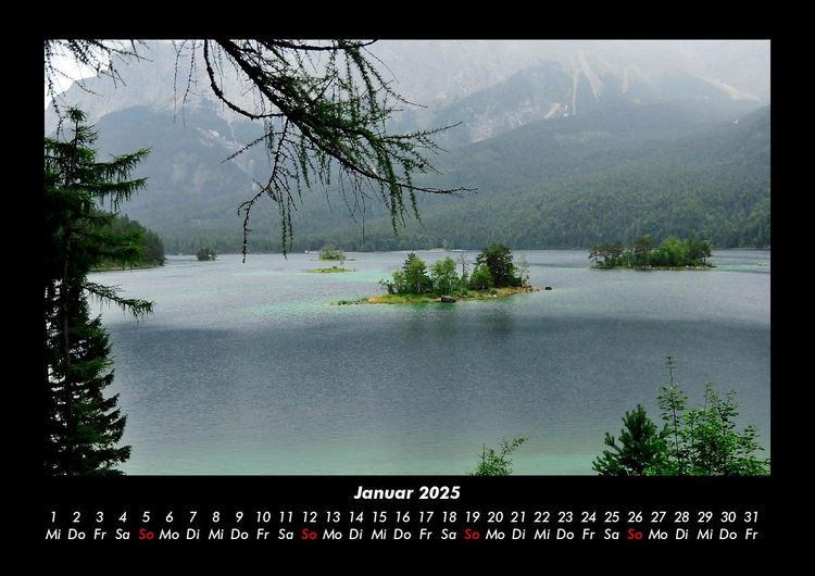 Produktbild: Die Seen der Erde 2025 Fotokalender DIN A3