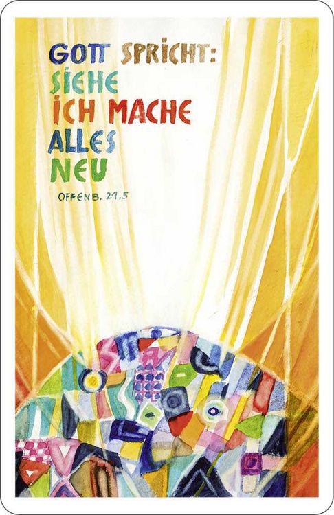 Produktbild: Jahreslosung Andreas Felger 2026, Kalender im Scheckkartenformat (10er-Set)