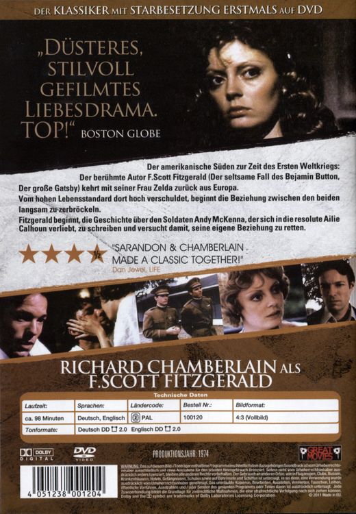 Produktbild: Das Leben des F. Scott Fitzgerald