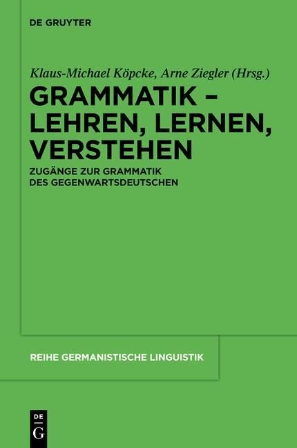 Produktbild: Grammatik - Lehren, Lernen, Verstehen
