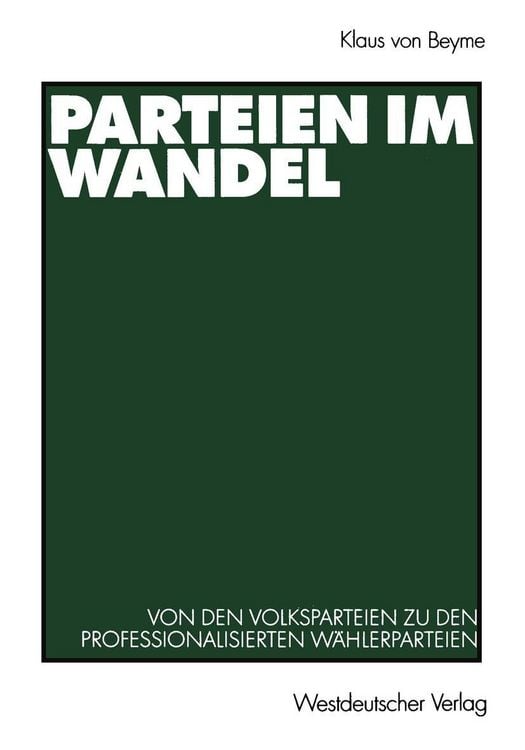 Produktbild: Parteien im Wandel