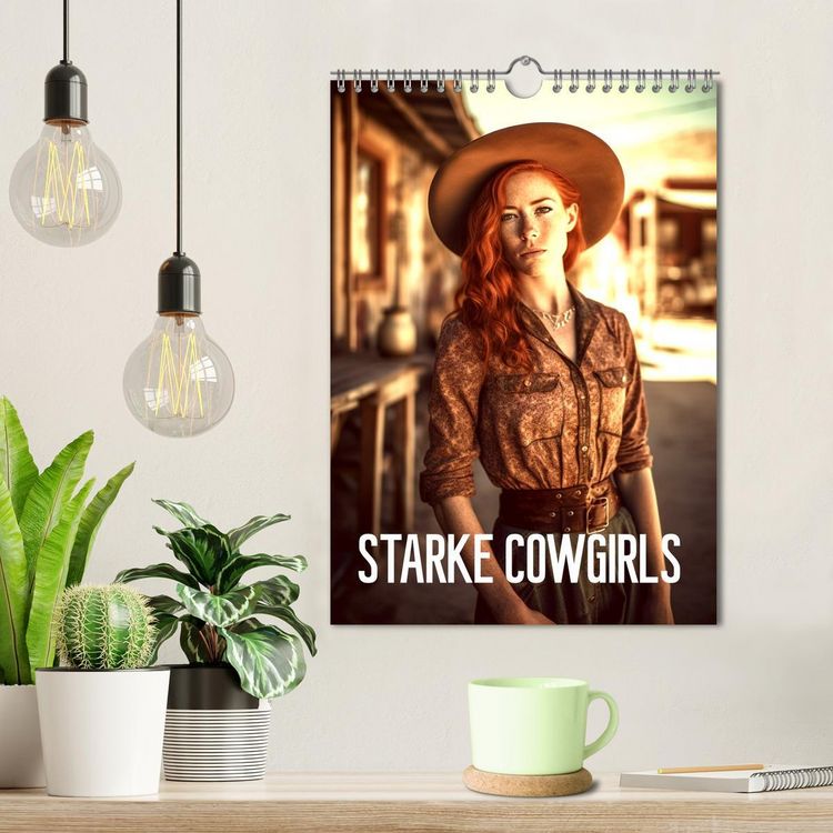 Produktbild: Starke Cowgirls (Wandkalender 2026 DIN A4 hoch), CALVENDO Monatskalender