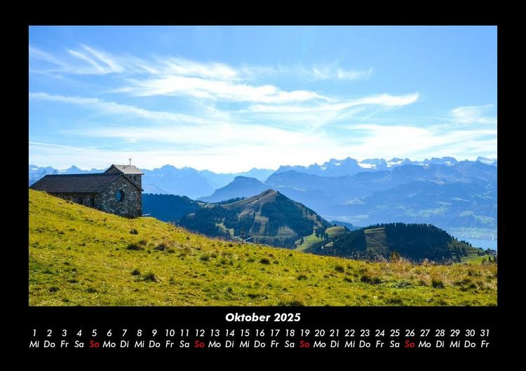 Produktbild: Bergige Welten 2025 Fotokalender DIN A3