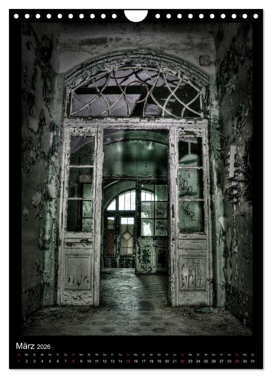 Produktbild: Lost Places Vergessene Orte (Wandkalender 2026 DIN A4 hoch), CALVENDO Monatskalender