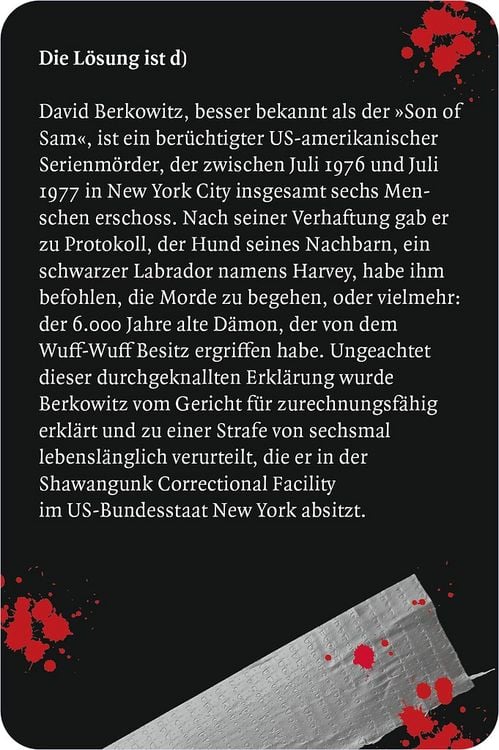 Produktbild: Das gro&szlig;e True Crime Quiz