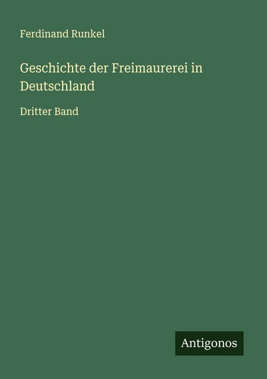 Produktbild: Geschichte der Freimaurerei in Deutschland