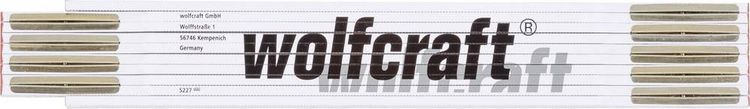 Produktbild: Wolfcraft 5227000 Zollstock 2m