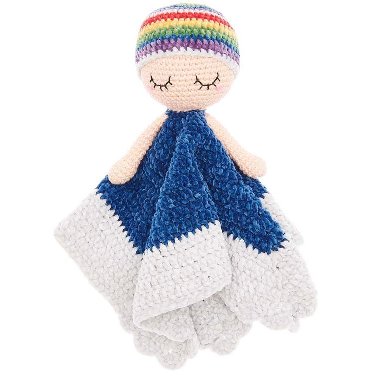 Produktbild: Ricorumi H&auml;kelset "Baby Blankies" Rainbow