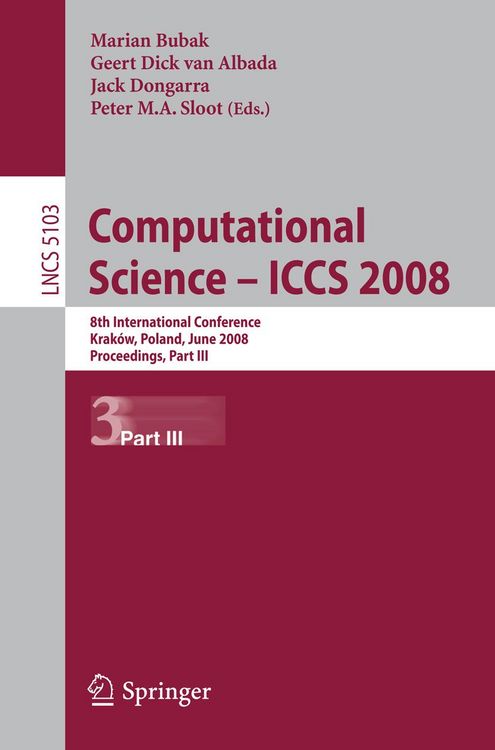 Produktbild: Computational Science - ICCS 2008