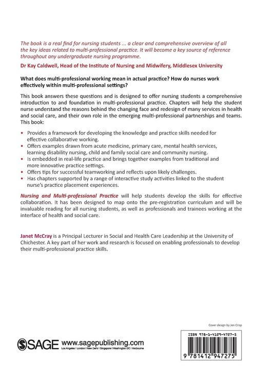 Produktbild: Nursing and Multi-Professional Practice